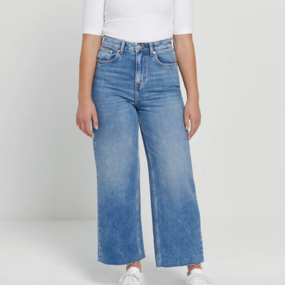 Frank & Oak | Nina Cropped Wide Leg - Indigo
